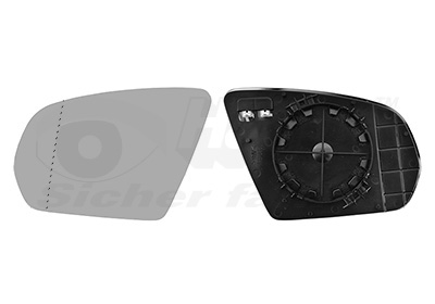 Vetro specchio, Specchio esterno - 2924837 VAN WEZEL