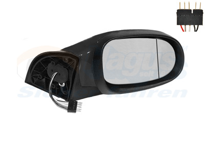 Specchio retrovisore esterno - 3014808 VAN WEZEL