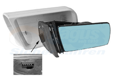 Specchio retrovisore esterno - 3031808 VAN WEZEL
