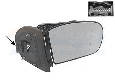 Outside Mirror - 3032854 VAN WEZEL