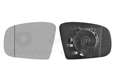 Vetro specchio, Specchio esterno - 3086837 VAN WEZEL