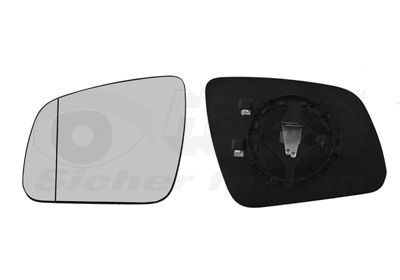 Mirror Glass, outside mirror - 3091837 VAN WEZEL