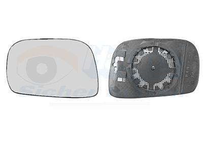 Зеркальное стекло, наружное зеркало - 3701836 VAN WEZEL