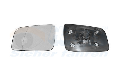 Mirror Glass, outside mirror - 3742835 VAN WEZEL