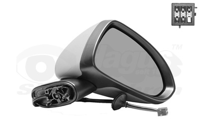 išorinis veidrodėlis - 3750808 VAN WEZEL