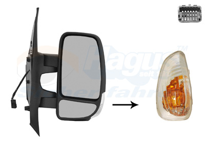 Outside Mirror - 3799802 VAN WEZEL