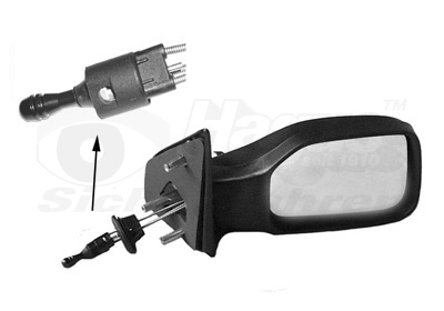 Specchio retrovisore esterno - 4009814 VAN WEZEL