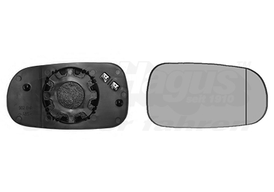 Vetro specchio, Specchio esterno - 4730838 VAN WEZEL