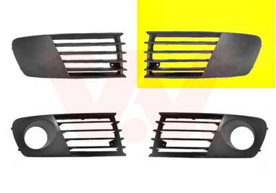 Ventilation Grille, bumper - 4917591 VAN WEZEL