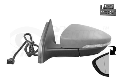 Specchio retrovisore esterno - 5740807 VAN WEZEL