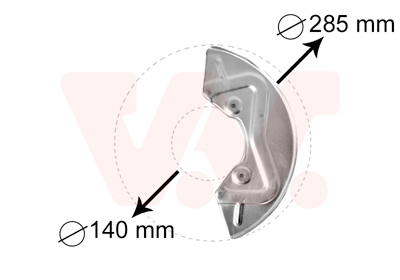 Splash Panel, brake disc - 5826371 VAN WEZEL