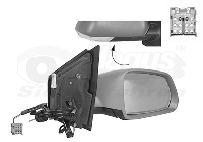 Specchio retrovisore esterno - 5828814 VAN WEZEL