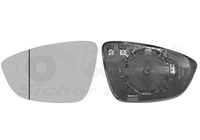 Vetro specchio, Specchio esterno - 5849837 VAN WEZEL