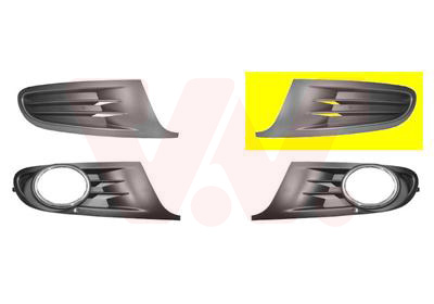 Griglia di ventilazione, Paraurti - 5863591 VAN WEZEL