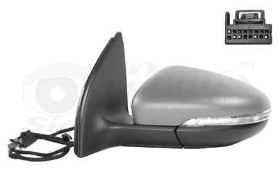 Specchio retrovisore esterno - 5863827 VAN WEZEL