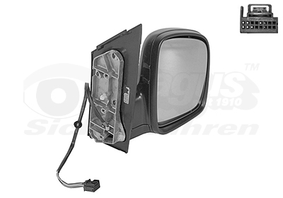 Specchio retrovisore esterno - 5867808 VAN WEZEL