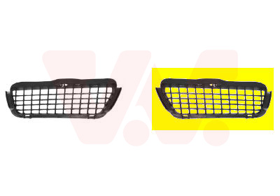 Ventilation Grille, bumper - 5880591 VAN WEZEL