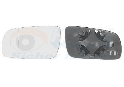 Mirror Glass, outside mirror - 5888833 VAN WEZEL