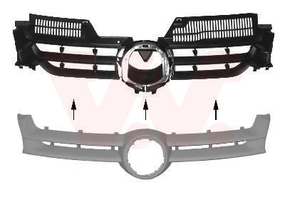 Griglia radiatore - 5894510 VAN WEZEL