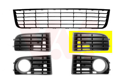 Griglia di ventilazione, Paraurti - 5894591 VAN WEZEL