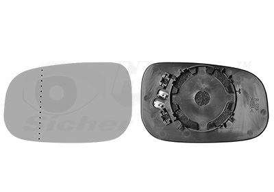 Vetro specchio, Specchio esterno - 5947837 VAN WEZEL