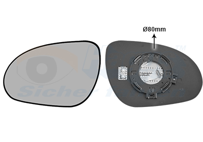 Vetro specchio, Specchio esterno - 8207835 VAN WEZEL