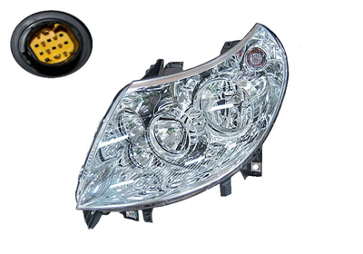 Headlight - 1651961 VAN WEZEL