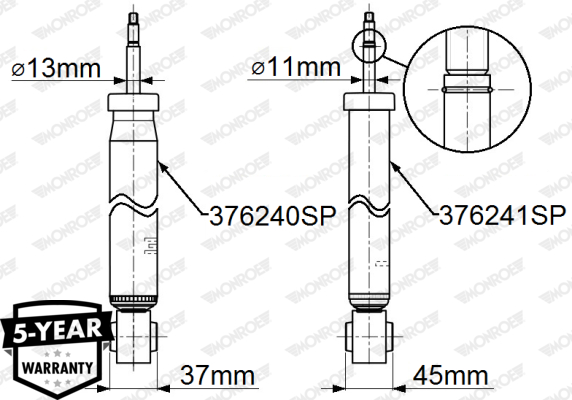 Shock Absorber - 376240SP MONROE