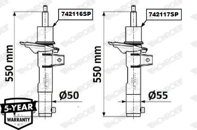 Shock Absorber - 742117SP MONROE