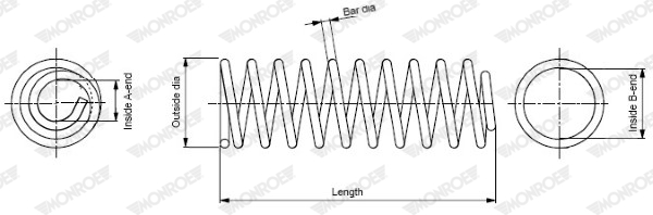 Coil Spring - SP0547 MONROE