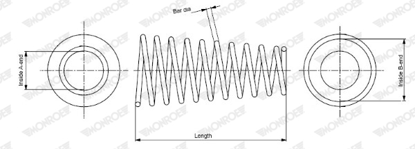 Coil Spring - SP2606 MONROE