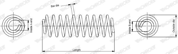 Coil Spring - SP3375 MONROE