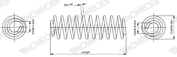 Coil Spring - SP4120 MONROE