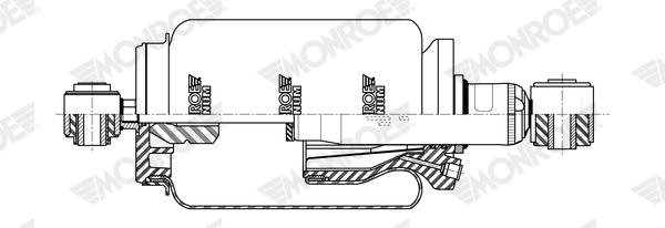 Shock Absorber, cab suspension - CB0280 MONROE
