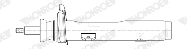 amortizatorius - G8640 MONROE