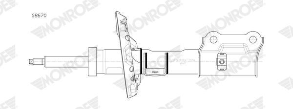 Shock Absorber - G8670 MONROE