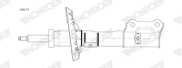 Shock Absorber - G8674 MONROE