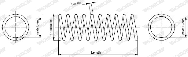 Coil Spring - SE2354 MONROE