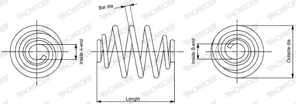 Coil Spring - SP3443 MONROE