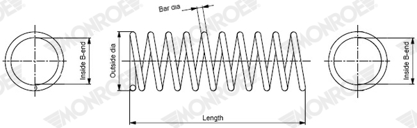 Coil Spring - SP4451 MONROE