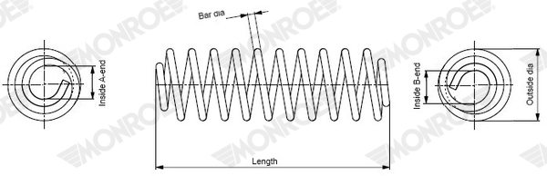 Coil Spring - SP4551 MONROE