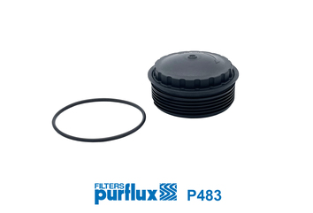 Calotta, Carter filtro olio - P483 PURFLUX