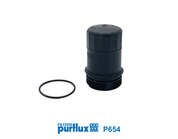 Calotta, Carter filtro olio - P654 PURFLUX