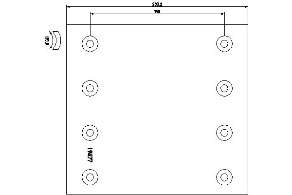 Brake Lining Kit, drum brake - 1947706 TEXTAR
