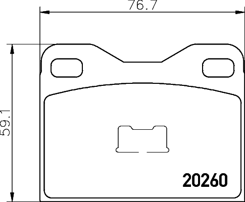 Kit pastiglie freno, Freno a disco - 2026003 TEXTAR