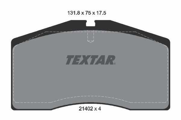 Kit pastiglie freno, Freno a disco - 2140201 TEXTAR