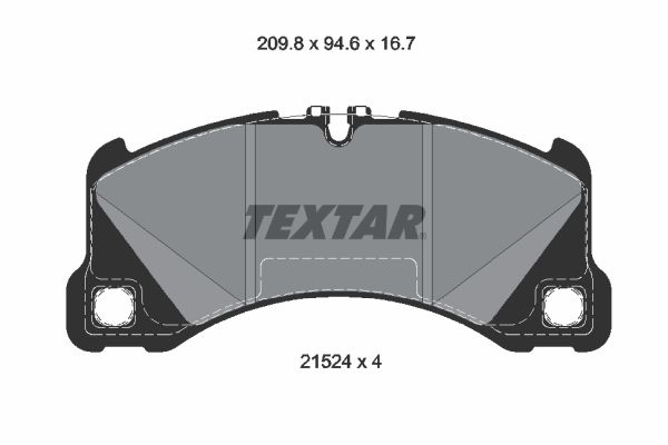 Kit pastiglie freno, Freno a disco - 2152401 TEXTAR