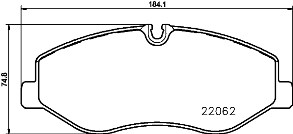 Brake Pad Set, disc brake - 2206201 TEXTAR