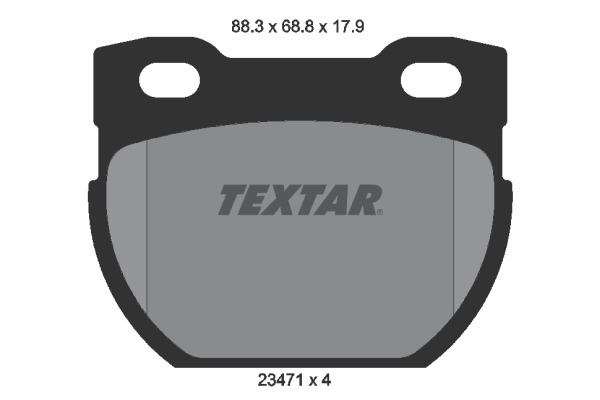 Kit pastiglie freno, Freno a disco - 2347103 TEXTAR