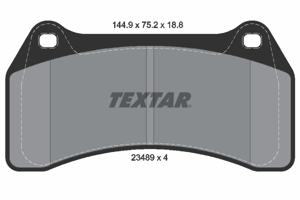 Brake Pad Set, disc brake - 2348901 TEXTAR